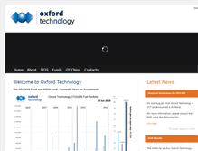 Tablet Screenshot of oxfordtechnology.com